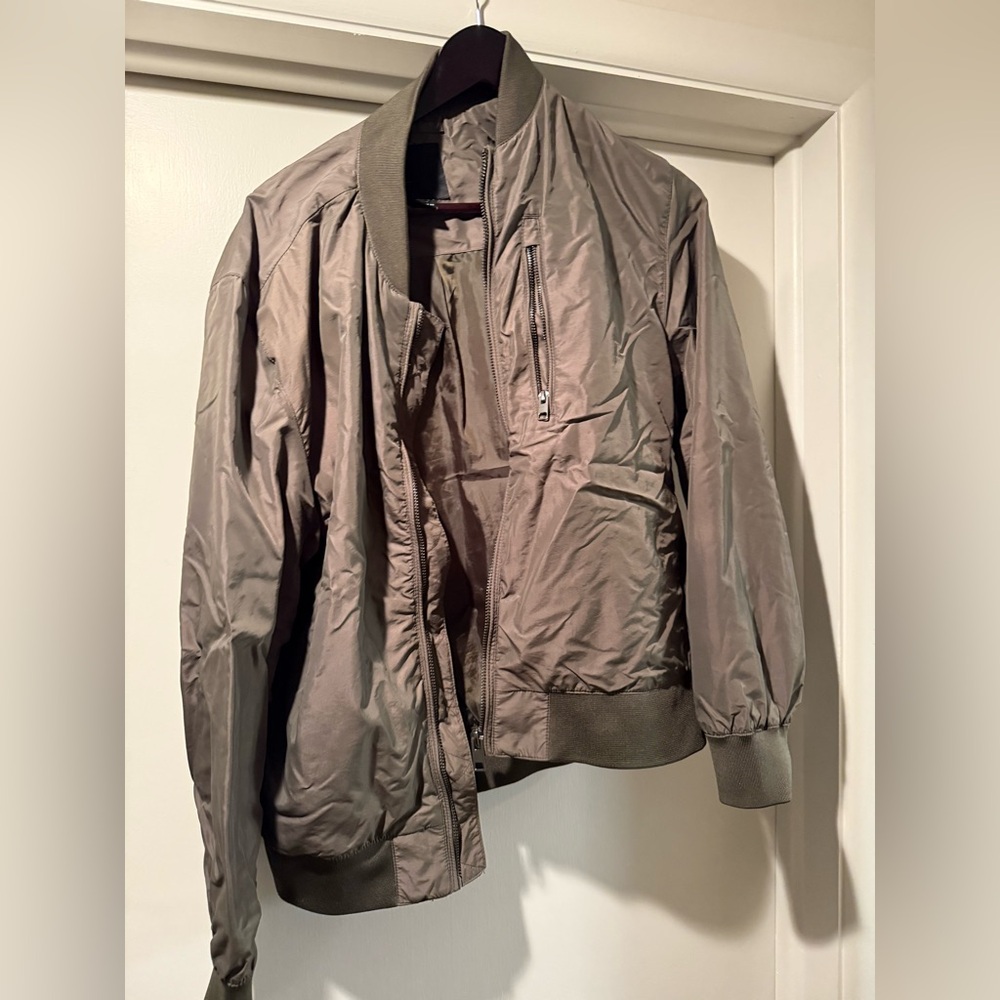 Military Green Bomber Jacket
